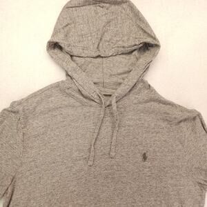 Polo Ralph Lauren Pullover Long Sleeve Outdoor Hoodie Mens Size M Gray
